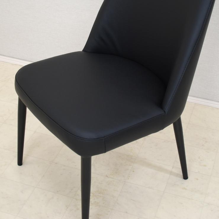 ダイニングテーブルセット 4人 幅150cm オーク無垢集成材 クッション kapuri150-5-gaber343ok ナチュラルオーク色 ミックス天板 本革 レザー 37s-3k so mz_15