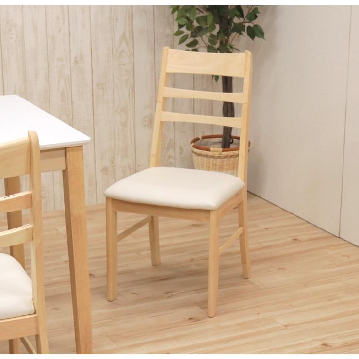 ダイニングテーブルセット 7点 幅170cm 奥行80cm チェア6脚 6人掛け用 kurosu170-7-371 クリア塗装 ホワイト ツートン 北欧風 お客様組立品 31s-4k_11