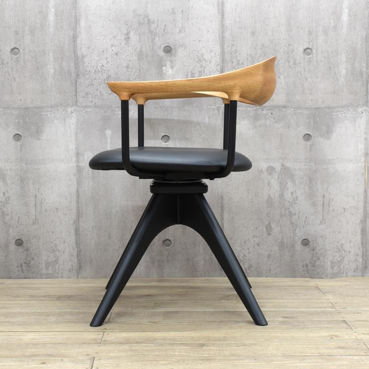 工場アウトレット品 ダイニングチェア 回転イス 1脚入り lm-ch-351ok