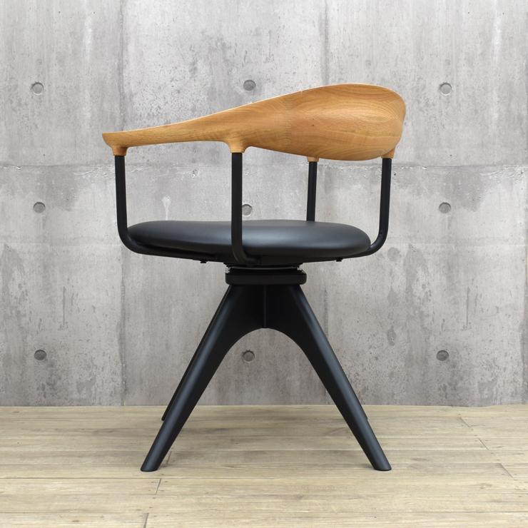 工場アウトレット品 ダイニングチェア 回転イス 1脚入り lm-ch-351ok