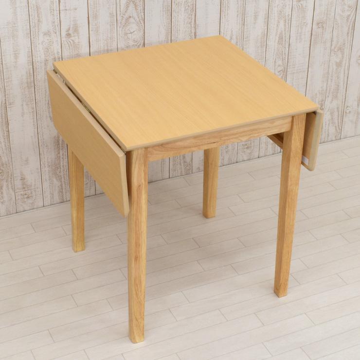 伸縮式 伸長 ダイニングテーブル 幅60/80/100cm 選べる3色 mac100bata