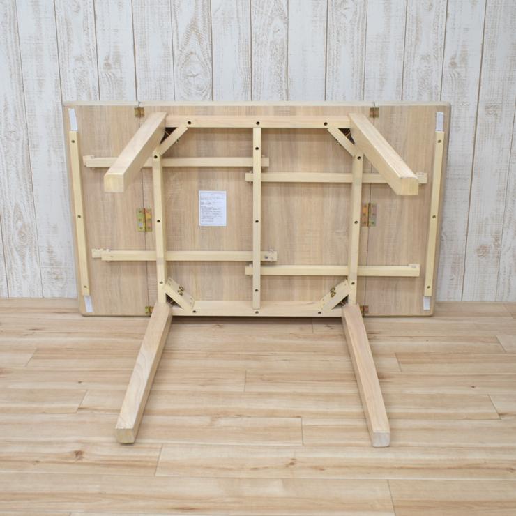 ローテーブル 脚カット セミオーダー 伸縮式 高さ65cm 60cm 55cm 幅60/80/100cm ホワイトウォッシュ色 木製 mac100bata-360wwcut バタフライ 2s-1k-188 hs |  | 10