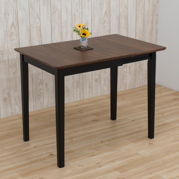 伸縮式 ダイニングテーブル 幅60/90cm ツートンカラー 木製 mac90bata-360wb 2人用 モダンメラミン化粧板 折りたたみ バタフライテーブル 2s-1k-179 yk |  | 05