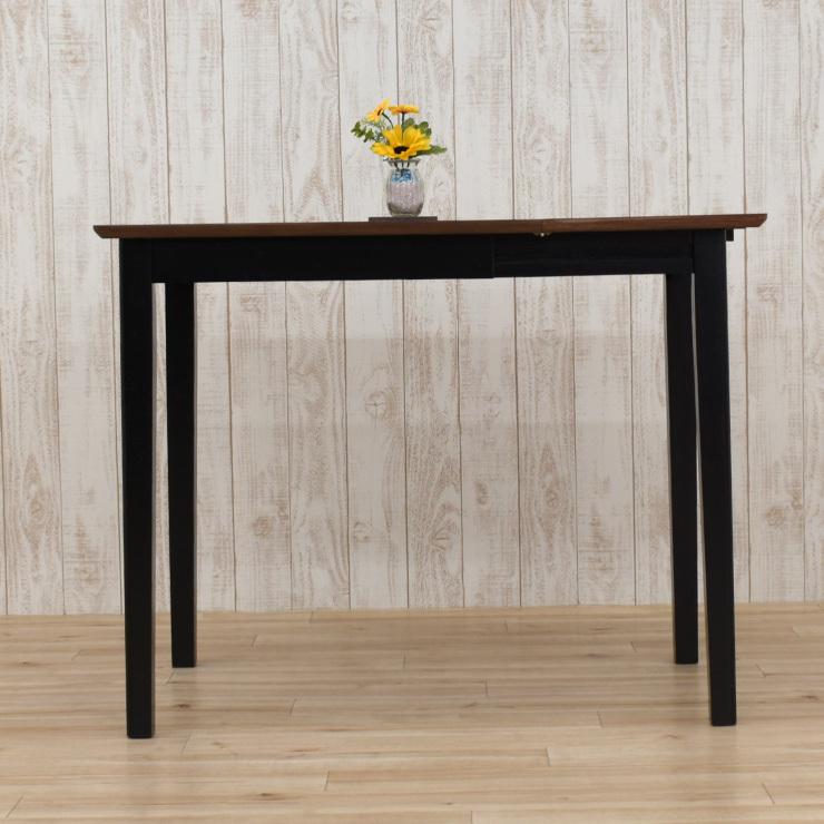 伸縮式 ダイニングテーブル 幅60/90cm ツートンカラー 木製 mac90bata-360wb 2人用 モダンメラミン化粧板 折りたたみ バタフライテーブル 2s-1k-179 yk |  | 07