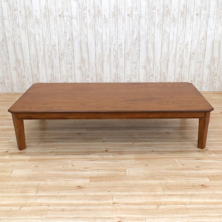 座卓 センターテーブル 脚カット セミオーダー 幅180cm 高さ40cm 35cm 低め 6人掛け maiku180za-371burod ...