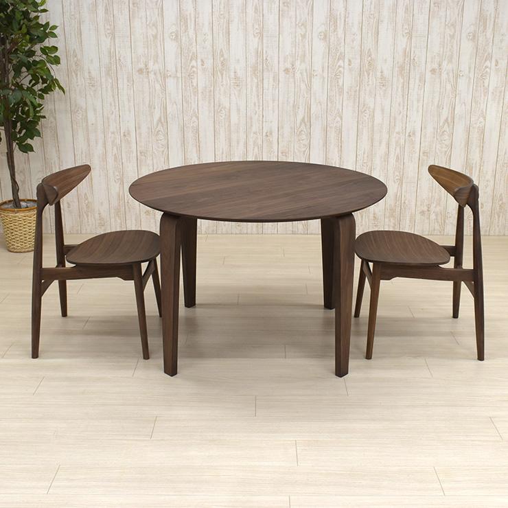 ダイニングセット クッション 板座 ウォールナット 幅110cm 2点セット 2人 marut110-5wn-351 アウトレット 19s-3k 【PINNTORP】 iy