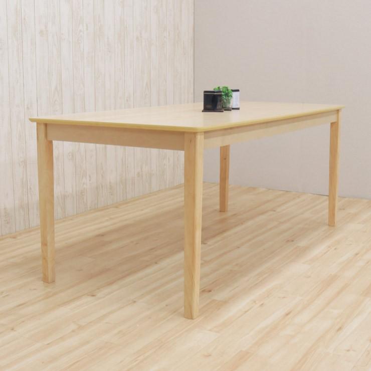 クリア塗装 幅170cm ダイニングテーブル meri170-360 白木 クリア テーブル 机 大型 作業台 北欧 6人 7人 8人用 木製 シンプル 5s-1k-269 hg_6