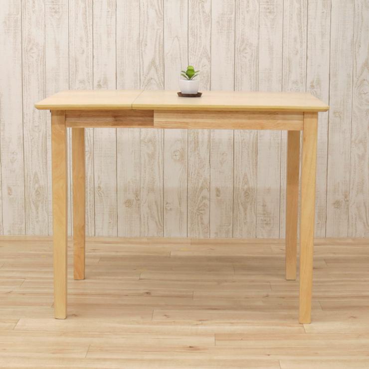 クリア塗装 伸縮式 バタフライテーブル 幅60/90cm 2人用 meri90bata-360 クリアナチュラル色 ダイニングテーブル 片バタ アウトレット 2s-1k-179 hr th |  | 04