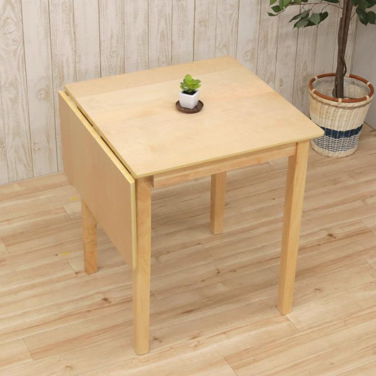 クリア塗装 伸縮式 バタフライテーブル 幅60/90cm 2人用 meri90bata-360 クリアナチュラル色 ダイニングテーブル 片バタ アウトレット 2s-1k-179 hr th |  | 06