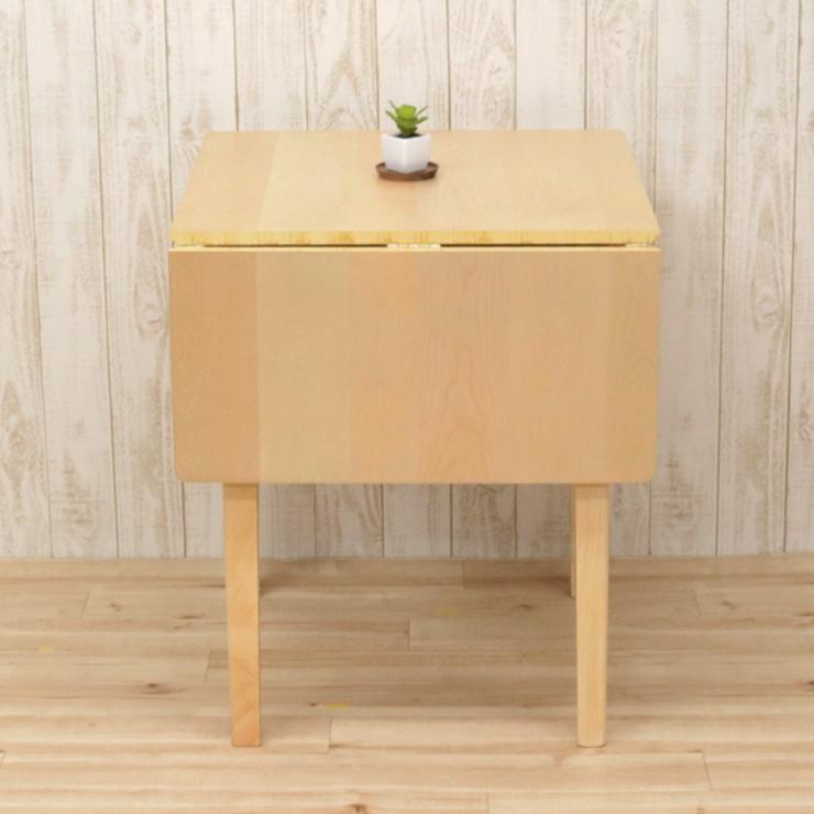 クリア塗装 伸縮式 バタフライテーブル 幅60/90cm 2人用 meri90bata-360 クリアナチュラル色 ダイニングテーブル 片バタ アウトレット 2s-1k-179 hr th |  | 08