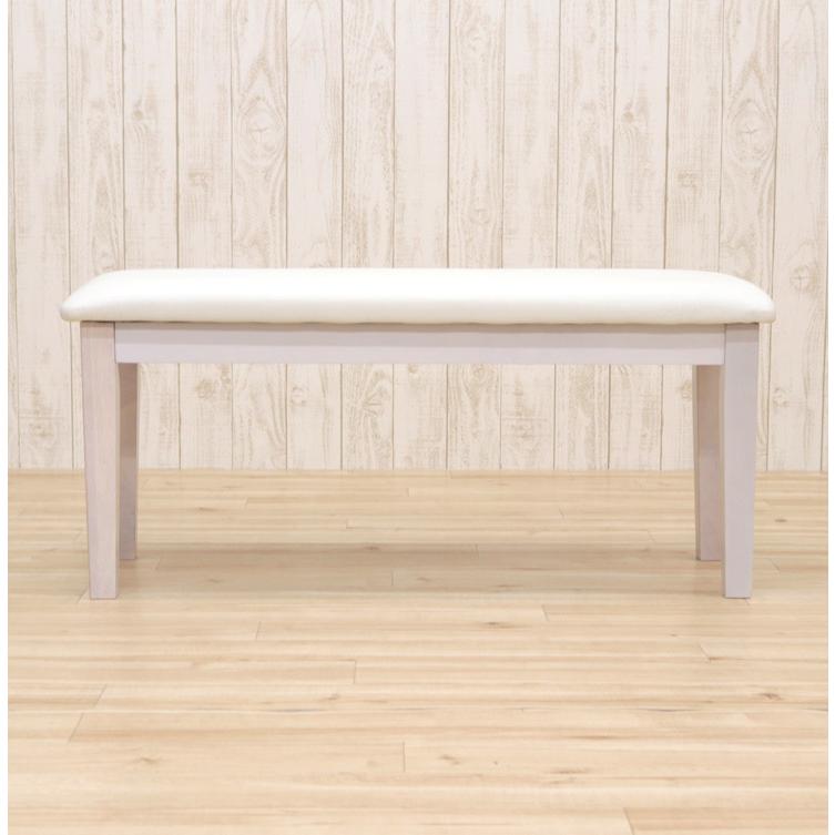 ダイニング ベンチ 95cm 白 mindi-ben-360 玄関ベンチ