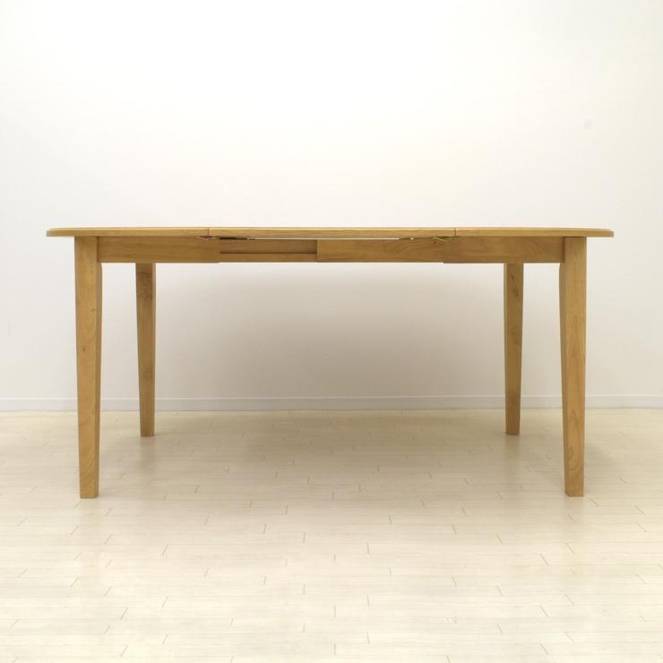 mobler オーク材伸長式ダイニングテーブル 110cm 170cm 伸長式ダイニングテーブル 幅110cm/170cm 2人 4人 6人掛け用 rt110