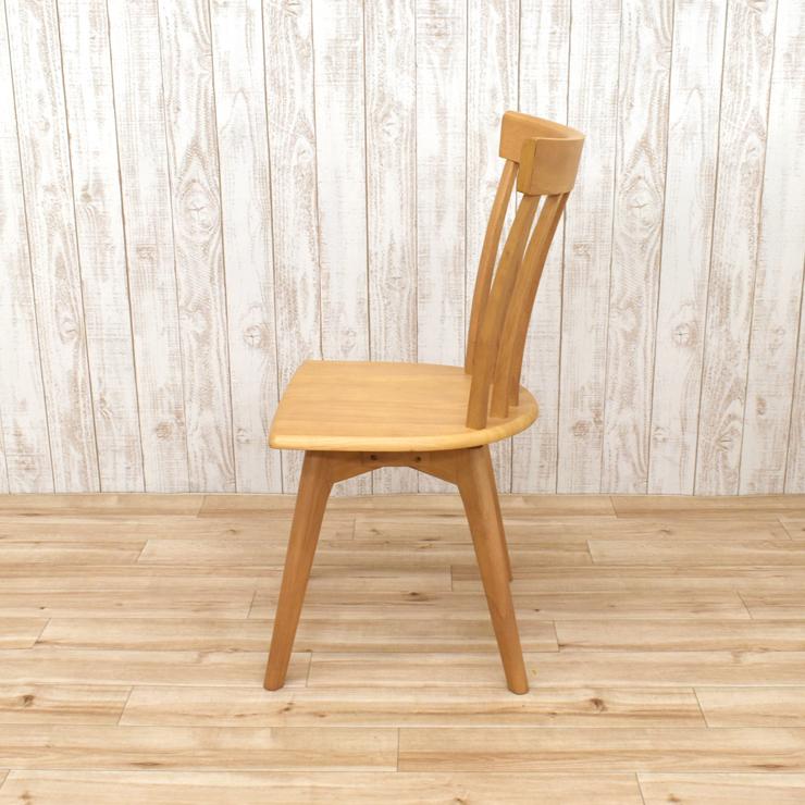 ダイニングチェア 回転イス 2脚セット rufi-ch-340 ナチュラルオーク色