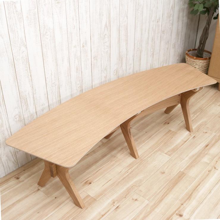 ダイニングベンチ オーク クロス脚 木製 北欧 sbkt160-ben-351 ナチュラル 幅160cm　高さ42cm 3人用 カフェ アウトレット お客様組立品 6s-1k-255 so sg_5