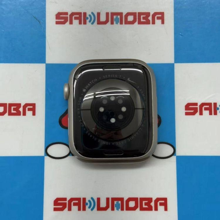 Apple Watch Nike Series7 45mm GPSモデル 32GB スターライト M 中古 