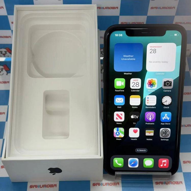 即日発送可iPhoneXR 128GB ブラック MT0G2J/A SIMロック解除済 au 中古