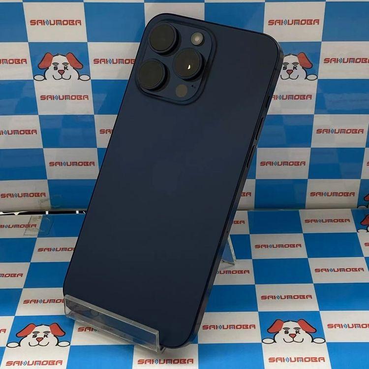 【極美品】iPhone15 ProMax 1TB ブルーチタニウム MU723J APPLE 〔中古〕iPhone15 Pro Max 1TB ブルーチタニウム MU723J