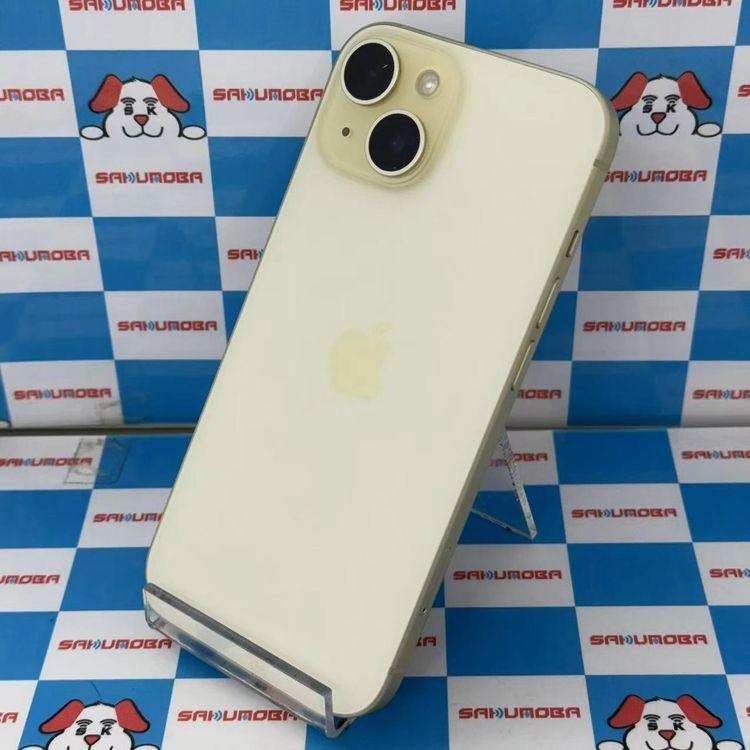 即日発送可iPhone15 128GB イエロー MTMK3J/A docomo版SIMフリー 中古