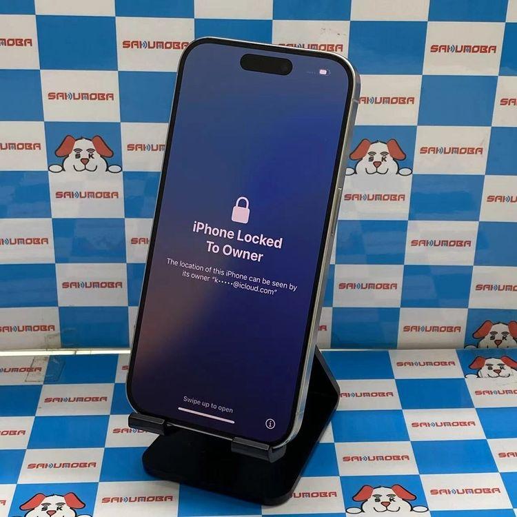 iPhone15 Pro 128GB ホワイトチタニウム MTU83J/A AU版SIMフリー ジャ