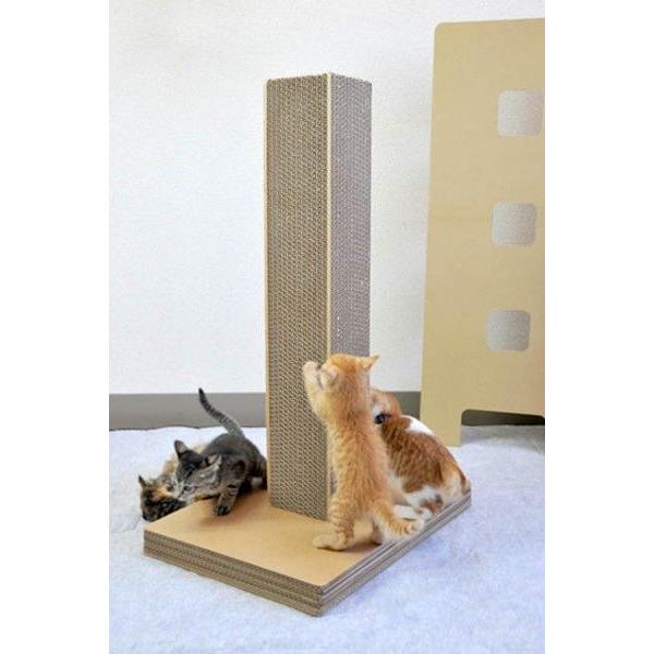日本製　ねこの爪とぎ　ガリットタワー　 硬質段ボールタワー型　スタンダードタイプ　　日本製　送料無料 |  | 01