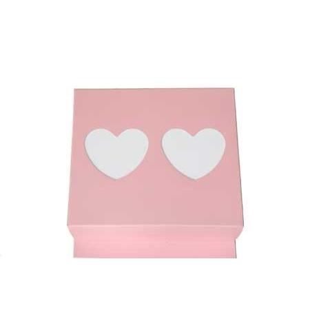 犬、猫用　階段 スロープ　　わんステップ 3段/ピンク　　国産硬質ダンボール製 |  | 01