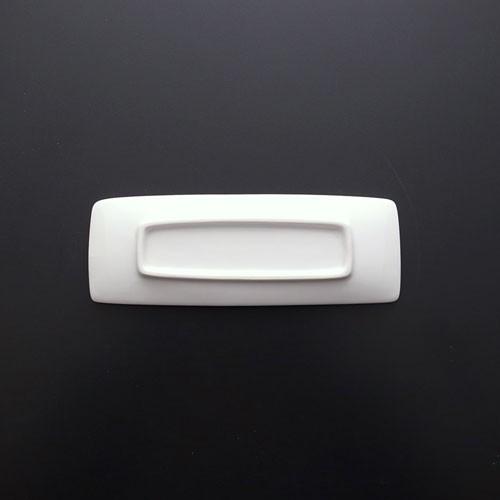 アルファ 18x6cm 細長角皿 食器 小皿 白 業務用食器 皿 おしゃれ 角皿