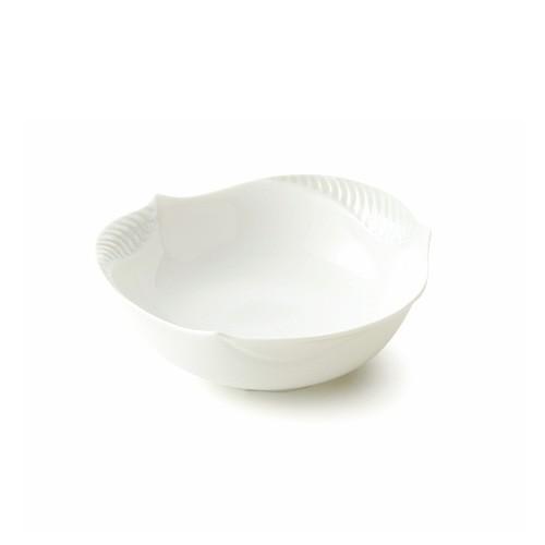 サイクロン 19cmボウル 食器 ボール 白 丼 どんぶり シチュー皿