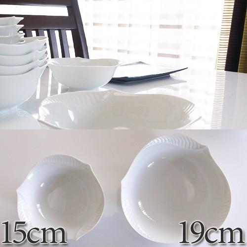 サイクロン 19cmボウル 食器 ボール 白 丼 どんぶり シチュー皿