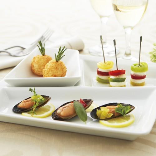 カレント ランチプレート 白 カフェ 食器 おしゃれ 仕切り皿 大皿 特大