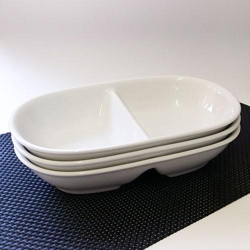 TF26cm 二色ベーカー カレー皿 パスタ皿 食器 おしゃれ 混ざらない 二