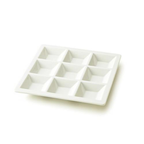 アペタイザー 9品皿 九品皿 ビュッフェ バイキング 取り分け皿 9