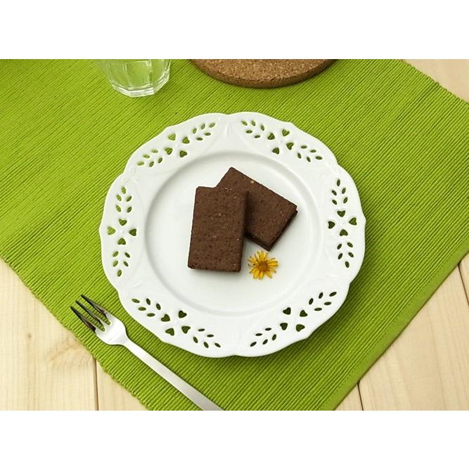 スカシ 19cm レース皿 取り皿 プレート 透かし皿 白 丸皿 ケーキ皿