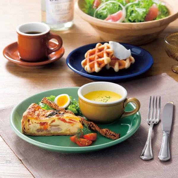 カントリーサイド・チャコールブラウン ティーカップ&ソーサー カントリー cafe カフェ 食器 業務用 日本製|tablewareshop|02