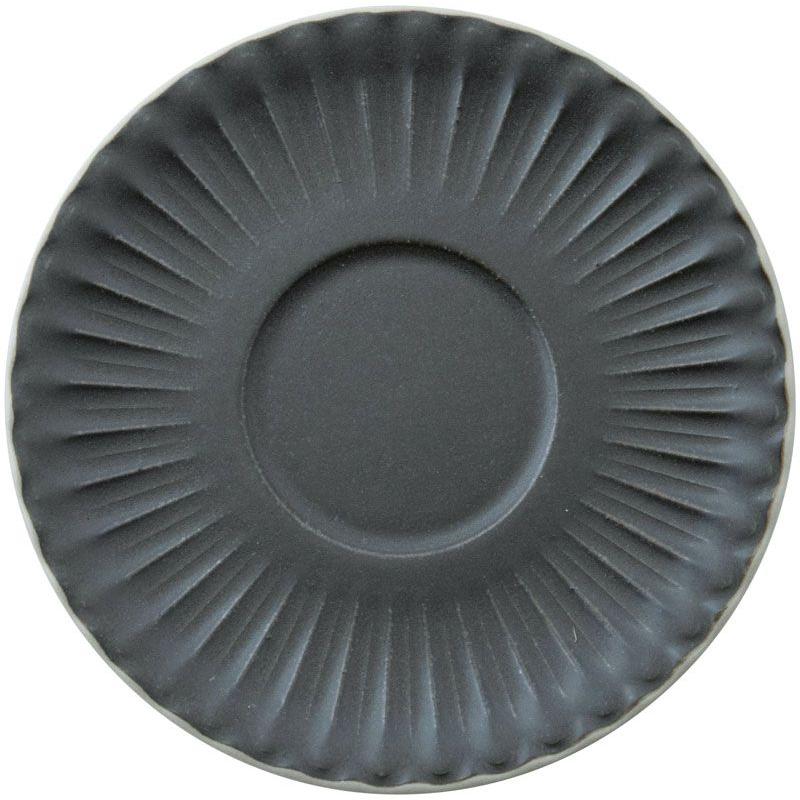 光洋陶器 ストーリア クリスタルブラック ソーサー KOYO 光洋 16731055