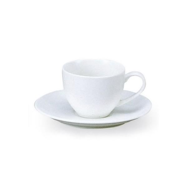 テクノライト デミタスカップ＆ソーサー（120ml） 白い食器 cafe カフェ 食器 業務用 日本製｜tablewareshop