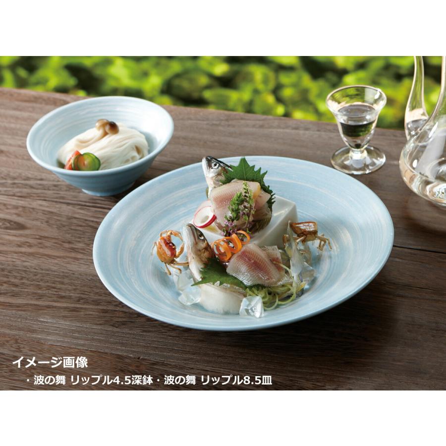 波の舞 なみのまい リップル8.5皿 花伝 KOYO 光洋 光洋陶器 53184002 おしゃれ かわいい 和食器 可愛い 和陶器 業務用 食洗機対応  日本製