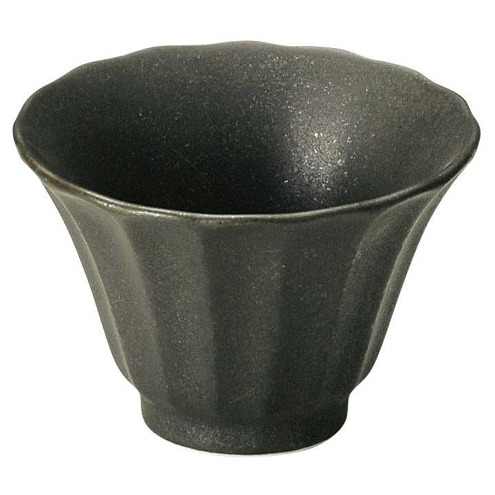 光洋陶器 かすみ 黒 8cm深小鉢 花伝 KOYO 光洋 56130091 おしゃれ
