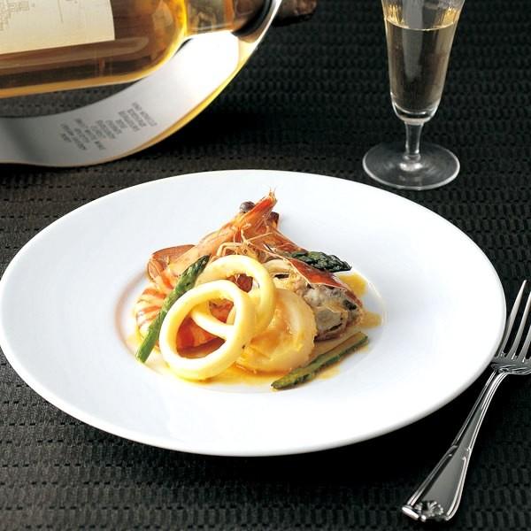 プレノ 26cmパスタ皿 白い食器 cafe カフェ 食器 業務用 日本製 : 食器