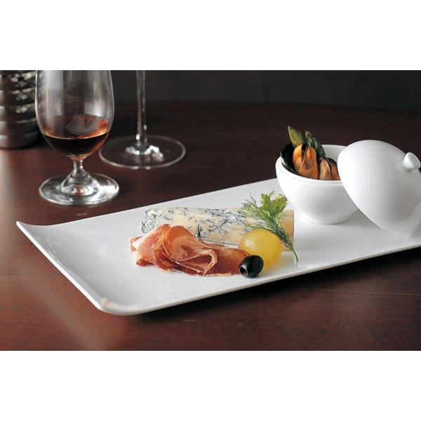 ビュッフェ 31cm細長プレート 白い食器 cafe カフェ 食器 業務用 日本製 |  | 01