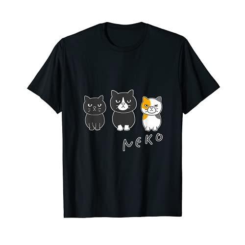ねこさん ともだち ハチワレ 黒猫 三毛猫 どうぶつフレンズ フキゲンネコ 猫 動物 イラスト Tシャツ H0c2y097hrp5m8 Tabショップ 通販 Yahoo ショッピング
