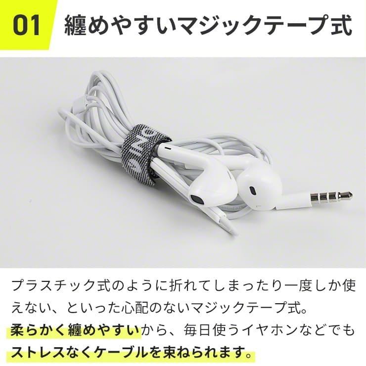 INOVA（イノバ） ケーブルクリップ 50本セット ケーブル まとめる