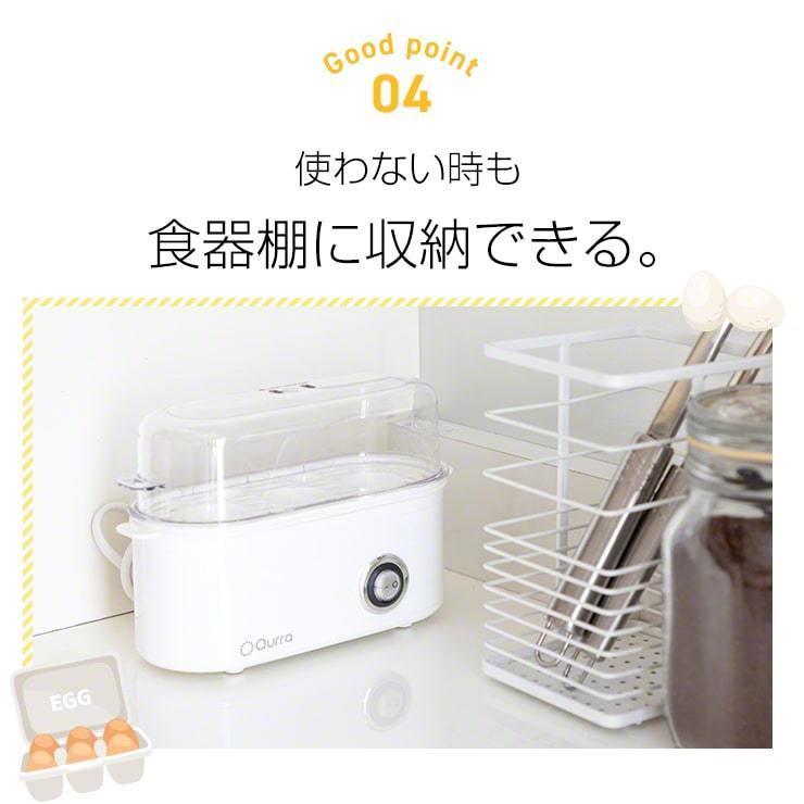 エッグスチーマー ゆで卵器 ゆで卵メーカー ゆで卵調理器 蒸し器 スチームクッカー 半熟卵 固ゆで卵 卓上 3個 2個 1個 ゆで加減調節 .3R | ブランド登録なし | 11