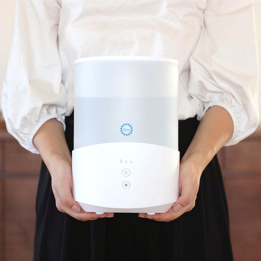 小型 加湿器 アロマ 卓上 おしゃれ 加湿器 静音 寝室 加湿器 超音波 上から給水 お手入れ簡単 加湿器 コンパクト かわいい 上部給水 .3R | Qurra | 08