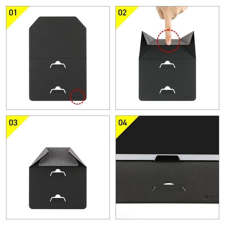 タブレット スマホ スタンド 折りたたみ式 軽量 薄型 ipad 角度調整 2段階 在宅 勤務 ホルダー 10.5インチ 持ち運び テレワーク .3R | INOVA | 10