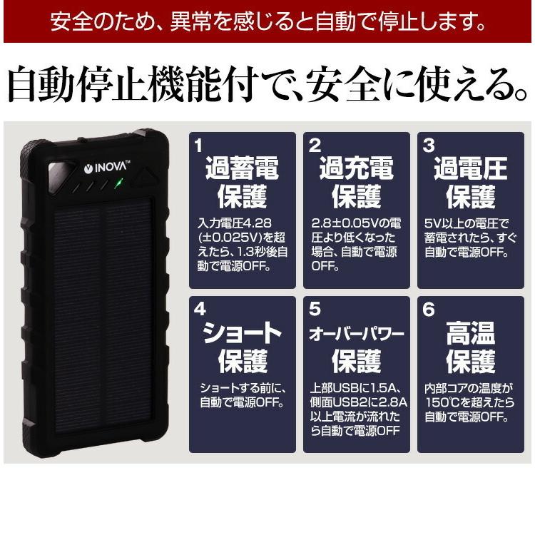 防災 モバイルバッテリー モバイルバッテリー 【カーキのみ】 災害 ソーラー 大容量 16000mAh ソーラー充電器 スマホ 充電器 .3R | ブランド登録なし | 14