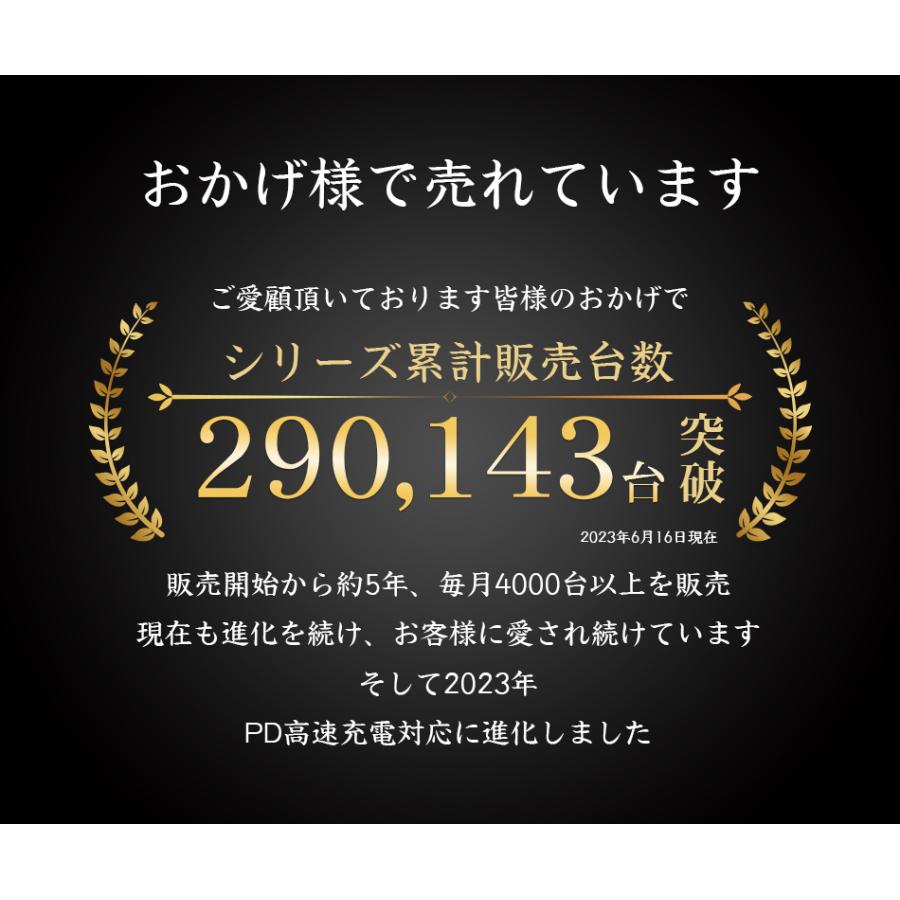 モバイルバッテリー スマホ充電器 大容量 10000mAh 急速充電 ストラップ 2台同時充電 携帯充電器 iPhone/iPad/Android 各種対応 送料無料 PSE認証済 セール | ALPHA LING | 02