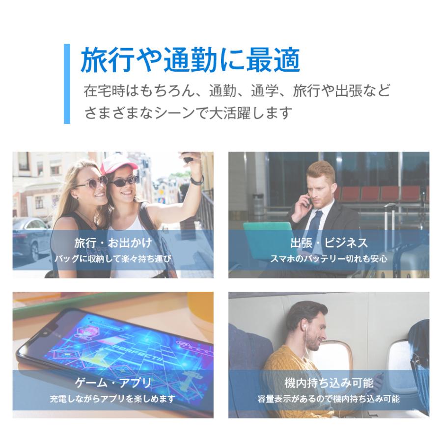 ケーブル内蔵モバイルバッテリー 送料無料 名入れ | 薄型 同時充電3台 iPhone 5000mAh ALPHALING SLIM | ALPHA LING | 09