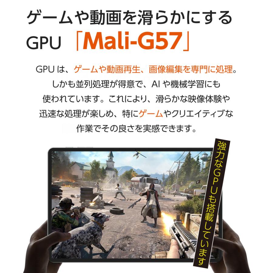 【動画もネットも大画面で！】タブレットPC 10インチ Wi-Fiモデル 新品 本体 1280×800 WXGA 8コア CPU 6000mAh 32GB ROM 最大16GBメモリ Widevine L1 5GHz P35 |  | 08