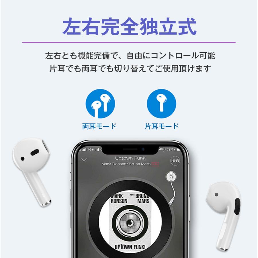ワイヤレスイヤホン フル 2023 完全 bluetooth Hi-Fi高音質 イヤホン  