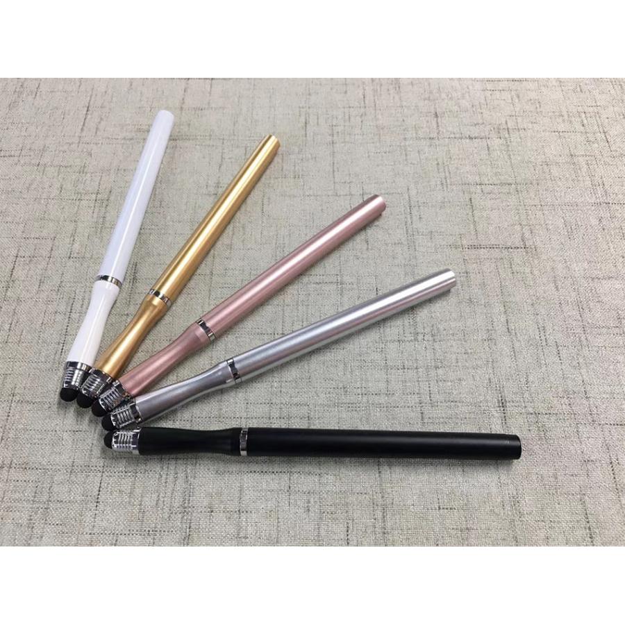 2way タッチペン ボールペン ホワイト スマホ タブレット iPad iPhone android スタイラスペン スマートフォン お絵描き ゲーム イラスト | ブランド登録なし | 01